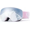 Rucanor Qunature Slidinėjimo/snowboardo akiniai mergaitėms/berniukams Uv rožiniai