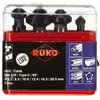 Ruko A102156f Grąžtų su įgilinimu ir atšerpetojimo rinkinys, padengtas titanu
