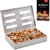 Rūkykla - Premium nerūdijančio plieno rūkykla + E-knyga - Bbq maisto rūkykla Premium versijoje, skirta dujiniam, elektriniam arba angliniam griliui (rb1)