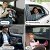 Rundago 2 vnt. saulės apsaugos automobiliui kūdikiui, universalus saulės skydelis automobiliui su uv apsauga, apsauga nuo karščio, elastinga saulės apsauga automobiliui vaikams šoniniam langui, apsauganti kūdikius, vaikus, suaugusius ir naminius gyvūnus