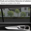 Rundago 2 vnt. saulės apsaugos automobiliui kūdikiui, universalus saulės skydelis automobiliui su uv apsauga, apsauga nuo karščio, elastinga saulės apsauga automobiliui vaikams šoniniam langui, apsauganti kūdikius, vaikus, suaugusius ir naminius gyvūnus