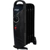 Russell Hobbs Rhofr3001 650w alyva užpildytas nešiojamas elektrinis šildytuvas 5 sekcijos juodas reguliuojamas termostatas apsauginis išjungimas 10m² kambario dydis