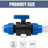Rutulinis vožtuvas 32 mm Pp jungtis Pvc vamzdžiams