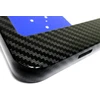 Rzg 1x juodas hidrografinis anglies pluošto d eu valstybinio numerio laikiklis, apvadinis rėmelis vokiškam automobiliui germany de