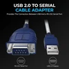 Sabrent Usb 2.0 į Serijinį (9-pin) Db-9 Rs-232 Keitiklio Kabelis