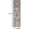 Safavieh Bradford kilimas, poliesteris šokolado/alpių, 68 x 243 x 0.51 cm