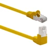 Šakotuvas 1attack.de Cat.6 tinklo kabelis (sftp Pimf) 1000mbit/s Rj 45, 90 laipsnių kampo jungtis, suderinama su Cat5 Cat5e Cat6 Cat6a Cat7 Cat7a Cat8