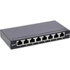 Šakotuvas Inline® Skydelis Cat.6a 0.5he 8-way Stalo / Sieninis Montavimas Juodas Ral9005
