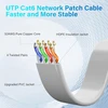 Šakotuvas Plokščias Cat6 Ethernet kabelis 0.5m, 12 vnt. rinkinys, spalvotas