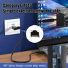Šakotuvas Yacsejao Cat6 90° Kampinis Ethernet Kabelis, Rj45, 1m