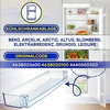 Šaldytuvo durelių lentyna 432 x 110 x 50 mm originalus kodas 4638020600 4638020100 4640550300, skirta Beko Monteral