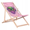 San-drew atspausdintas audinys gultui Classic Deckchair Skull4 Nuimamas Kn81