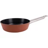 San Ignacio Agros keptuvė - 16 cm - pagaminta iš kalto aliuminio - whitford quantanium vidus - juoda danga - išorė terakotos spalvos - indukcinė - ilga mango lisbon chapa