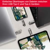 Sandisk Ultra Dual Drive Luxe Usb Type-c atmintinė, įrenginys išmaniojo telefono duomenims saugoti, 256 Gb (mobilusis įrenginys, Usb 3.2 Gen 1, pasukamas dizainas, 400 Mb/s skaitymo greitis, Usb atmintinė, automatinis atsarginis kopijavimas)