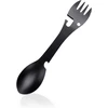 Šaukštas-šakutė Spork Outdoor, 5 viename, nešiojamas daugiafunkcinis šaukštas-šakutė, butelių atidarytuvas, pjūklo formos pjaustyklė, skirtas stovyklavimui, piknikui, nerūdijančio plieno stalo įrankiai, kelioninis daugiafunkcinis maisto įrankis