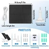 Saulės baterija, skirta ring kamerai, 5 w kameros saulės baterija, suderinama su ring stick up cam battery ir spotlight cam battery, su cilindriniu kištuku, ip65 atspari vandeniui, 3 m kabelis, 360° reguliuojamas laikiklis (2