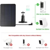 Saulės baterijos įkroviklis, skirtas Ring Spotlight Cam ir Ring Stick Up Cam, Ip65 vandeniui atspari saulės baterija su 5v 10w įkrovimu, 3 m ilgio kabelis (csp4w-dc-b)