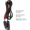Saulės baterijos ilgintuvas, saulės ilgintuvas 16awg 1.5m saulės kištukas į dc 5.5mm vyrišką adapterio kabelį