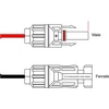 Saulės baterijos ilgintuvas, saulės ilgintuvas 16awg 1.5m saulės kištukas į dc 5.5mm vyrišką adapterio kabelį