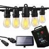 Saulės energija maitinama sodo girlianda 5m x 10 led, atspari vandeniui, su lemputėmis