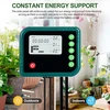 Saulės energija varoma automatinė laistymo sistema, automatinė laistymo sistema sodui su 12 laikmačio režimų + 15 m žarna sodui, balkonų augalams, lauko vazoniniams augalams (saulės energija)