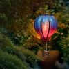 Saulės energijos žibintas – Mėlynas oro balionas, dekoratyvinis