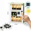 Saulės girlianda su 10 led lempučių, šilta balta šviesa 2200k, 4,5 m, ip44, 800mah