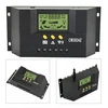 Saulės įkrovimo valdiklis 30a 12v 24v su lcd ekranu