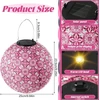 Saulės Led Žibintai, 2 vnt., 25 cm, Retro, Kabinami, Lauko