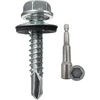 Savisriegiai varžtai su antgalio galvute 6,3x25 mm, 100 vnt. + M10 lizdas
