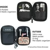 Sayram Sp2/sp3 edc dėklas-organizuotojas, mini krepšys vyrams, edc organizuotojas mažas krepšys vyrams su velcro užsegimu, mažas įrankių krepšys su d-žiedu, elastinis organizatoriaus universalus krepšys