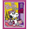 Schipper 609440725 Peanuts Belle a Paris piešimas pagal skaičius ant kartono