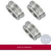 Schläfer 632513 | 3 vnt. M24 x 1 Išorinis/m22 x 1 išorinis - suderinamas Neoperl reduktorius, (reduktorius), universalus adapteris metalinis M22/m24, lizdo adapteris/perėjimo detalė maišytuvų snapams