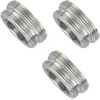 Schläfer 632513 | 3 vnt. M24 x 1 Išorinis/m22 x 1 išorinis - suderinamas Neoperl reduktorius, (reduktorius), universalus adapteris metalinis M22/m24, lizdo adapteris/perėjimo detalė maišytuvų snapams