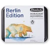 Schmincke akvareliniai dažai Horadam Berlin Edition, rinkinys, 12 vienetų specialiame dėkle, 1/2 kaušeliai (74613)