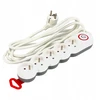 Schmith Prailginimo laidas su jungikliu, 5 lizdai, 3m, baltas