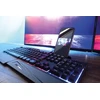 Schwaiger Gt108 žaidimų klaviatūra Pc kompiuterio klaviatūra Rgb apšvietimas Anti-ghosting klavišai Qwertz išmaniojo telefono laikiklis riešo atrama daugialypės terpės valdymas vaivorykštės spalvos