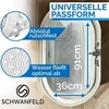 Schwanfeld® [91 x 36 cm] vonios kilimėlis [ypač saugus] - su ypač stipriais siurbtukais - neslystantis vonios kilimėlis be bpa - neslystantis vonios kilimėlis (pagamintas vokietijoje) - saugus neslystantis vonios kilimėlis