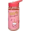 Scooli Peppa Pig gertuvė vaikams su paveikslėliu - plastikinė gertuvė be Bpa - apie 500 ml talpos - su integruotu šiaudeliu - idealiai tinka darželiui ir mokyklai