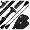 Scoopes Blade 2w1 irklas, sulankstomas baidarių irklas Sup lentai, reguliuojamas, 4 dalių, 165-225 cm
