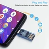 Seminer Micro Sd kortelių skaitytuvas, Seminer usb c usb a micro sd kortelių skaitytuvas otg adapteris type-c atminties kortelių skaitytuvas, skirtas tf, micro sd, micro sdxc, micro sdhc kortelėms, skirtas pc, galaxy, vaizdo registratoriui (mėlynas)