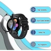 Senool dėklas, suderinamas su Huawei Watch Gt 3 42 mm, kietas Pc dėklas su stiklo plėvelės ekrano apsauga, [9h kietumas, atsparus įbrėžimams], apsauginis dėklas, suderinamas su Huawei Watch Gt3 42 mm - juodas