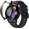 Senool dėklas, suderinamas su Huawei Watch Gt 3 42 mm, kietas Pc dėklas su stiklo plėvelės ekrano apsauga, [9h kietumas, atsparus įbrėžimams], apsauginis dėklas, suderinamas su Huawei Watch Gt3 42 mm - juodas