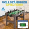 Serenelife stalo futbolas vaikams ir suaugusiems - futbolo stalas su pasunkintais smūgiuokliais - stalo futbolas su 4 kamuoliais vaikams ir suaugusiems nuo 12 metų - tvirtas futbolas su plieniniais strypais namams