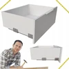 Sevroll V-box 3d Slim stalviršio stalčius, 210mm aukštis, 450mm ilgis, baltas