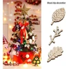 Sg Store 200 vnt. medinių papuošalų, dekoratyvinės medžio drožlės voverės grybų lapų ežiuko gilių šakų formos mediniai diskai ornamentai "pasidaryk pats" scrapbooking amatų gamybai