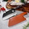 Shangdao Deba peilis 17.8 cm, rankų darbo mėsininko peilis mėsos pjaustymui, virtuviniai peiliai virtuvei ir stovyklavimui lauke, aukščiausios kokybės vokiškas nerūdijantis plienas ir tradicinė medinė rankena, dovanų dėžutė