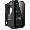 Sharkoon Ak5g Rgb Juodas, Atx kompiuterio korpusas