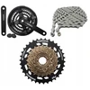 Shimano 7 pavarų pavaros komplektas: švaistiklis 48t, laisvoji pavara 34t, grandinė 3x7, pavara 3x7