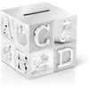 Sidabru dengta "abc" kubo formos taupyklė 7.5 x 7.5cm